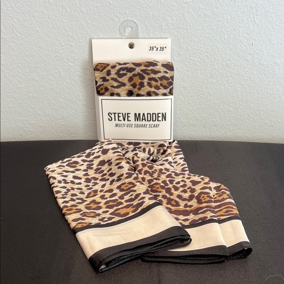 Steve Madden | Leopard Print Scarf - Picture 1 of 4